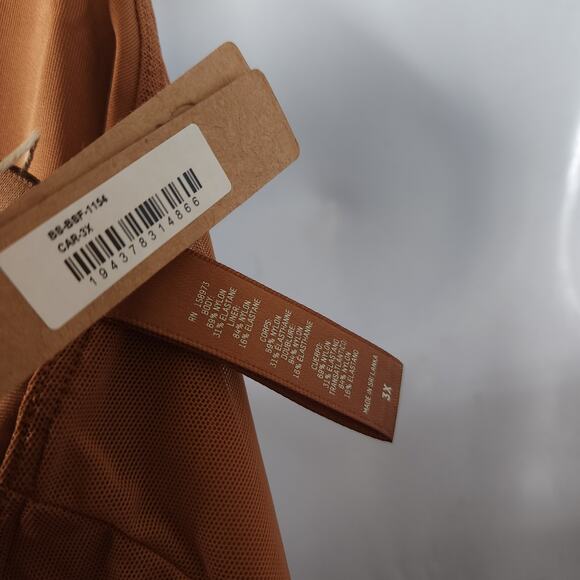 Skims All-In-One One Shoulder Bodysuit Catsuit in Camel Size 4X - Picture 7 of 7